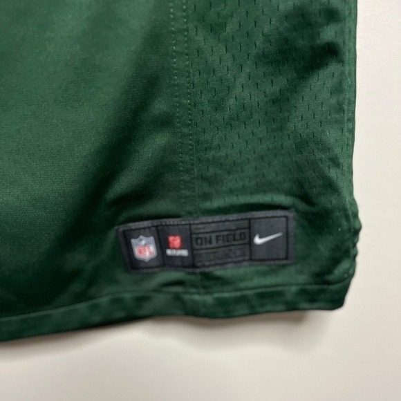 NIKE GREEN BAY PACKERS AARON RODGERS ON FIELD JERSEY SIZE LARGE GREEN HOME - Picture 5 of 9